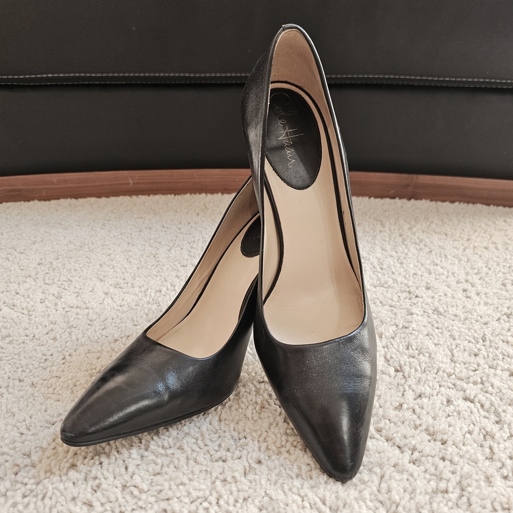 Cole Haan Black Leather Pumps Size 10